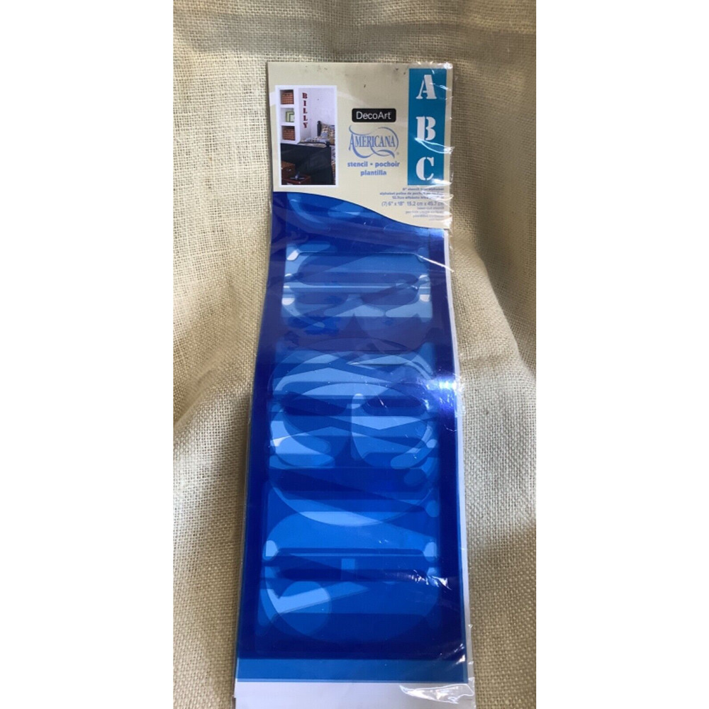NEW DecoArt Americana alphabet 5” block letter stencil